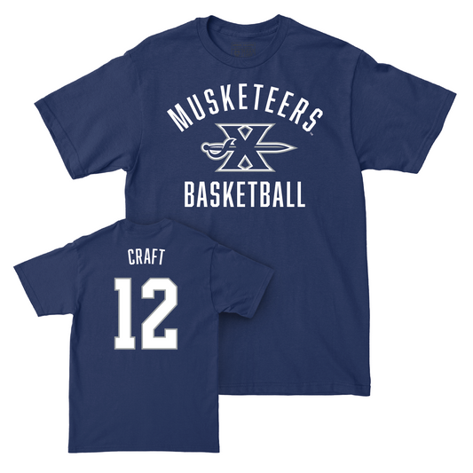 Men's Basketball Navy Classic Tee - Kam Craft Youth Small