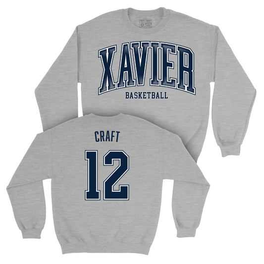 Men's Basketball Sport Grey Arch Crew - Kam Craft Youth Small