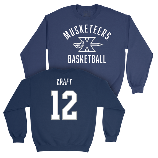 Men's Basketball Navy Classic Crew - Kam Craft Youth Small