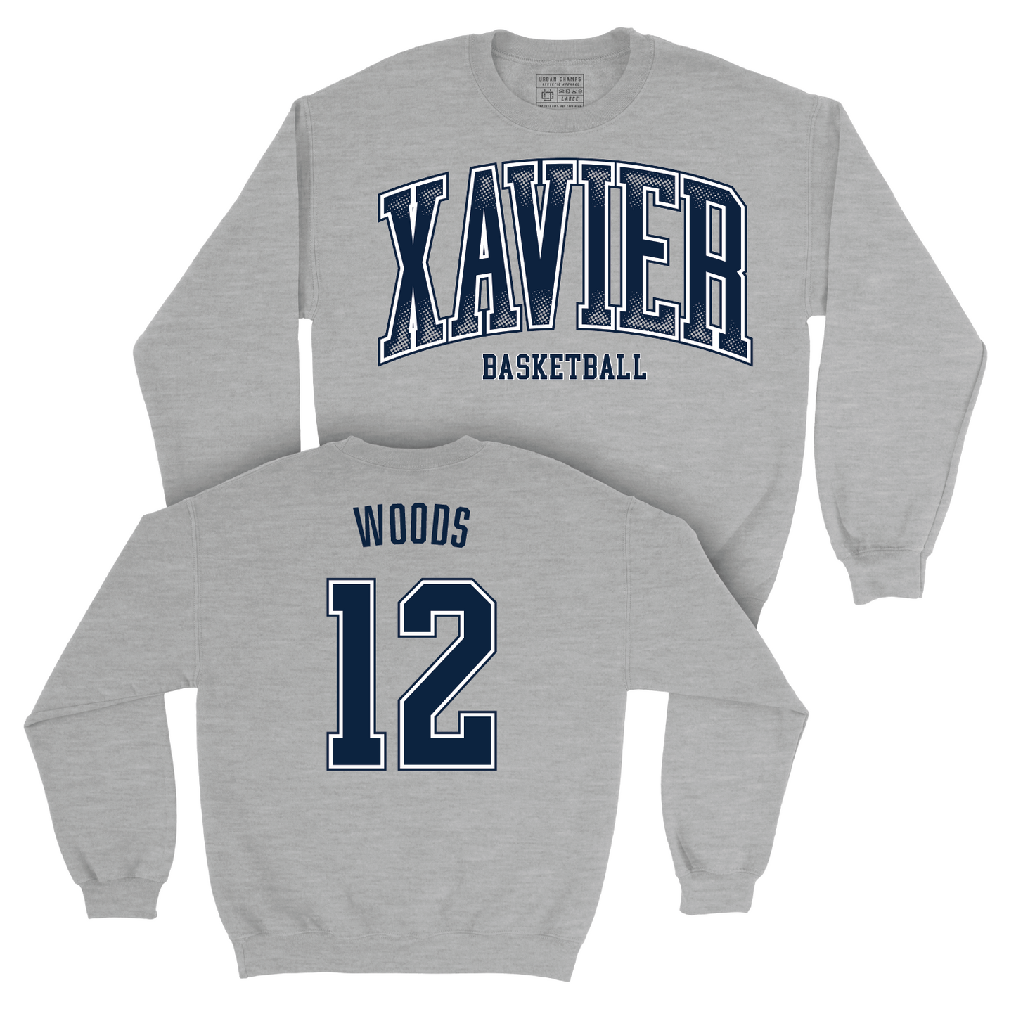 Women's Basketball Sport Grey Arch Crew - Kaysia Woods Youth Small