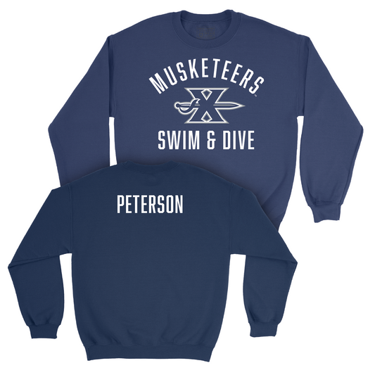 Men's Swim & Dive Navy Classic Crew - Luke Peterson Youth Small