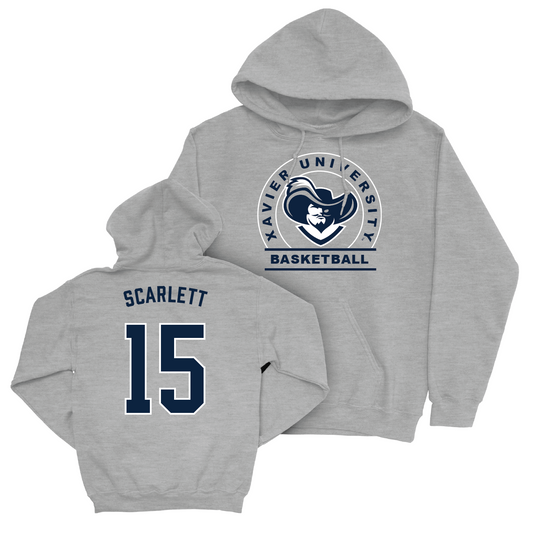 Women's Basketball Sport Grey Logo Hoodie - Mackayla Scarlett Youth Small