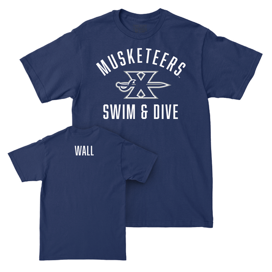 Men's Swim & Dive Navy Classic Tee - Nathan Wall Youth Small