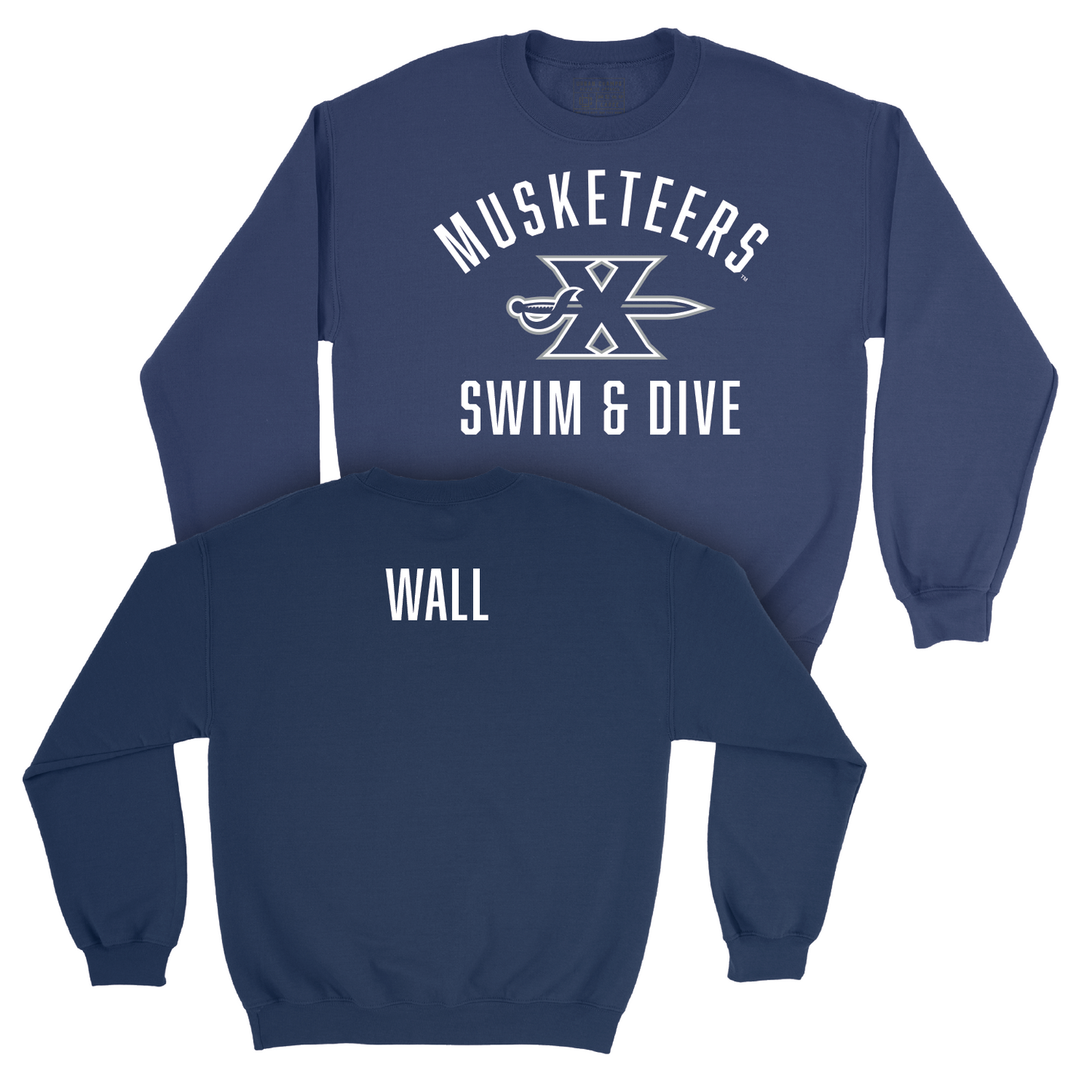 Men's Swim & Dive Navy Classic Crew - Nathan Wall Youth Small