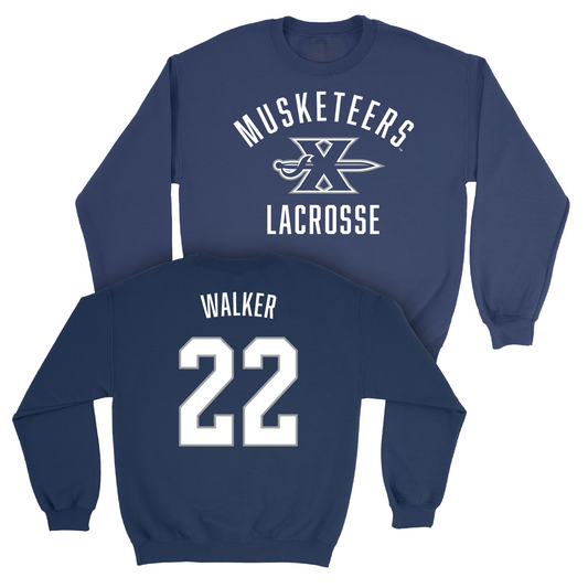 Women's Lacrosse Navy Classic Crew - Sawyer Walker Youth Small