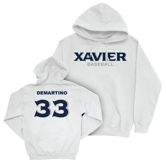 Baseball White Staple Hoodie - Tyler DeMartino Youth Small