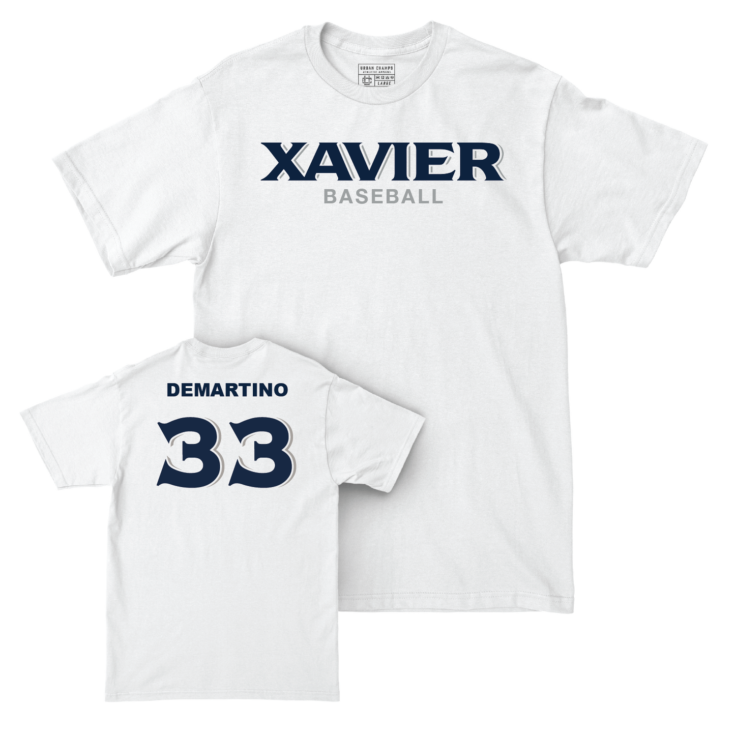 Baseball White Staple Comfort Colors Tee - Tyler DeMartino Youth Small