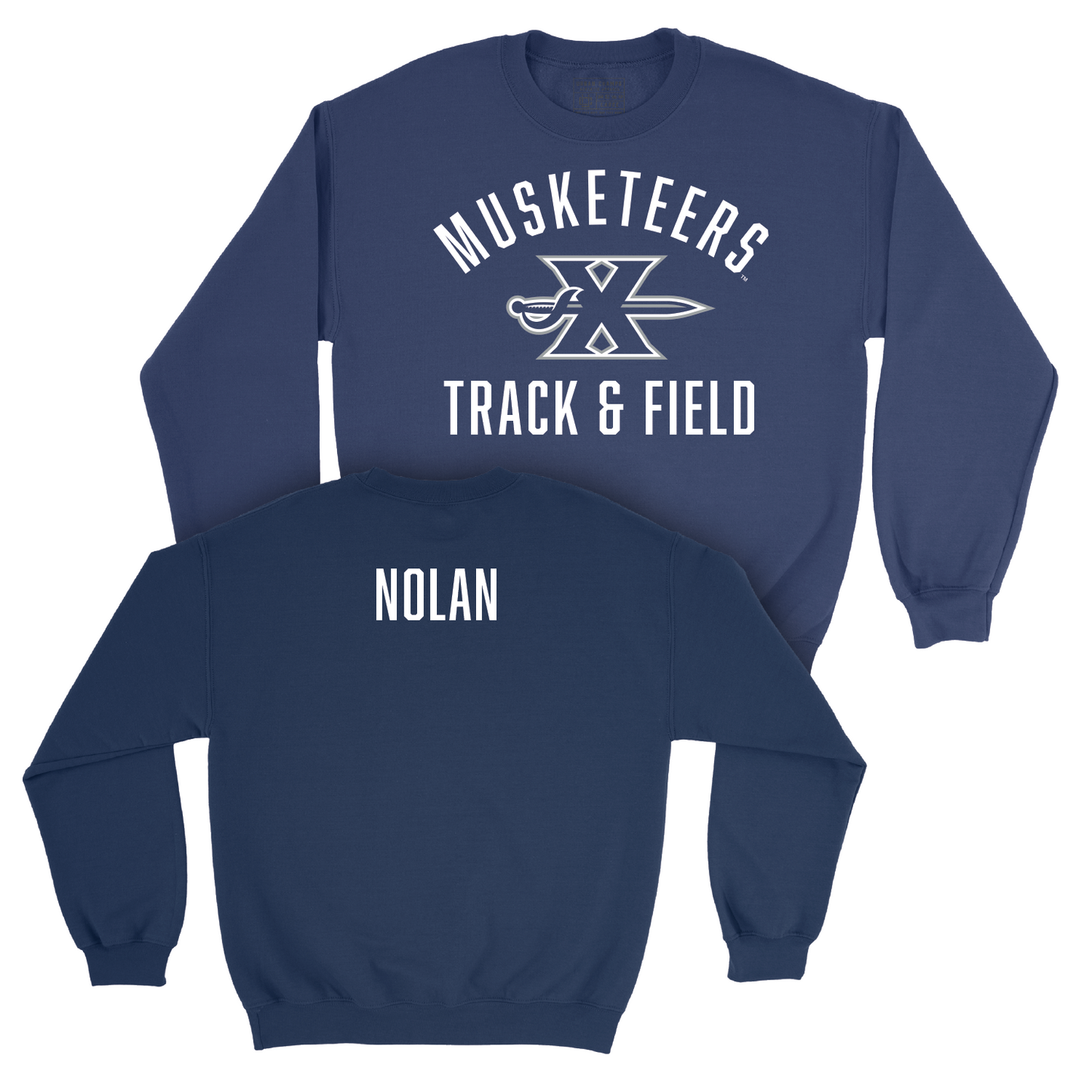 Men's Track & Field Navy Classic Crew - Trevor Nolan Youth Small