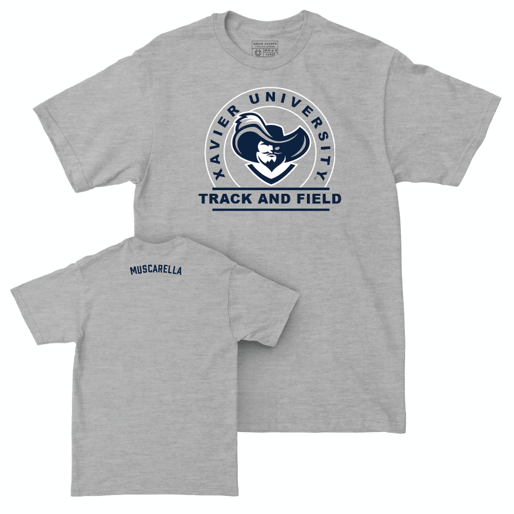 Men's Track & Field Sport Grey Logo Tee  - Nick Muscarella