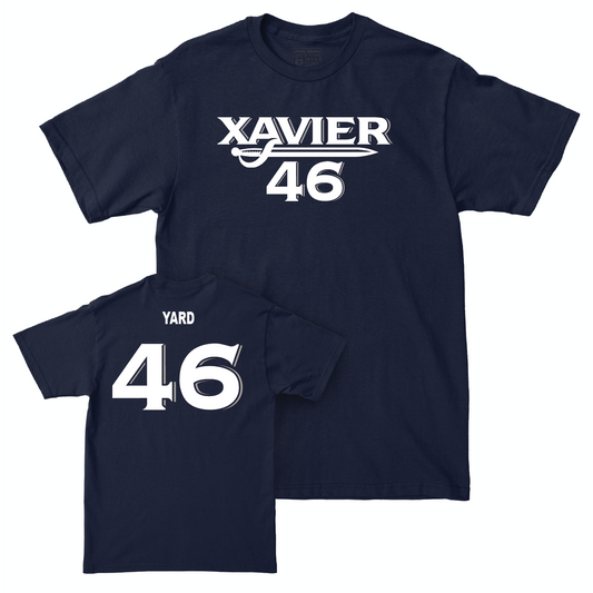 Women's Lacrosse Navy Wordmark Tee   - Cameron Yard