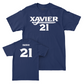 Men's Basketball Navy Wordmark Tee  - Dante Maddox