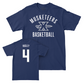 Men's Basketball Navy Classic Tee  - John Hugley