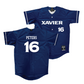 Xavier Baseball Navy Jersey  - Eddie Peters