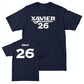 Women's Soccer Navy Wordmark Tee  - Samantha Erbach