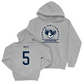 Women's Lacrosse Sport Grey Logo Hoodie   - Brooke Kelly