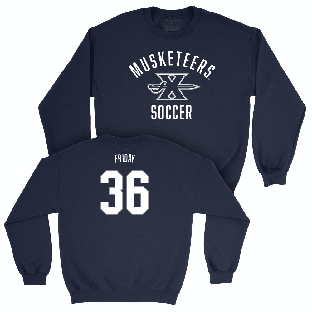 Women's Soccer Navy Classic Crew  - Kate Friday