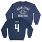 Men's Basketball Navy Classic Crew  - John Hugley