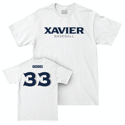 Baseball White Staple Comfort Colors Tee  - Trevor Geddes