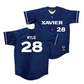 Xavier Baseball Navy Jersey  - Jon Wylie