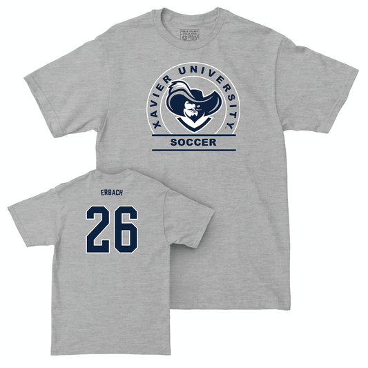 Women's Soccer Sport Grey Logo Tee  - Samantha Erbach