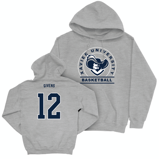 Women's Basketball Sport Grey Logo Hoodie  - MacKenzie Givens