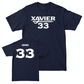 Baseball Navy Wordmark Tee  - Trevor Geddes