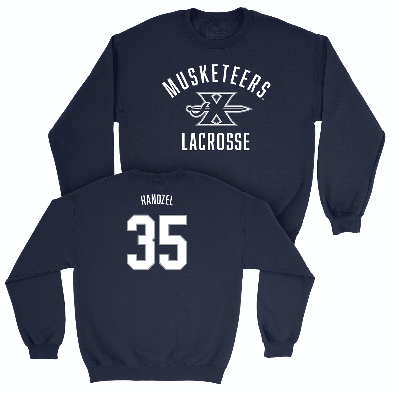 Women's Lacrosse Navy Classic Crew   - Morgan Handzel