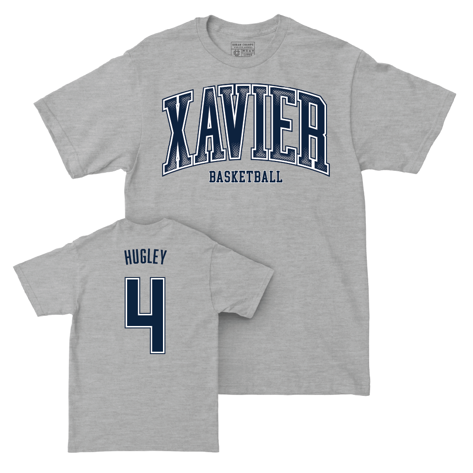 Men's Basketball Sport Grey Arch Tee  - John Hugley