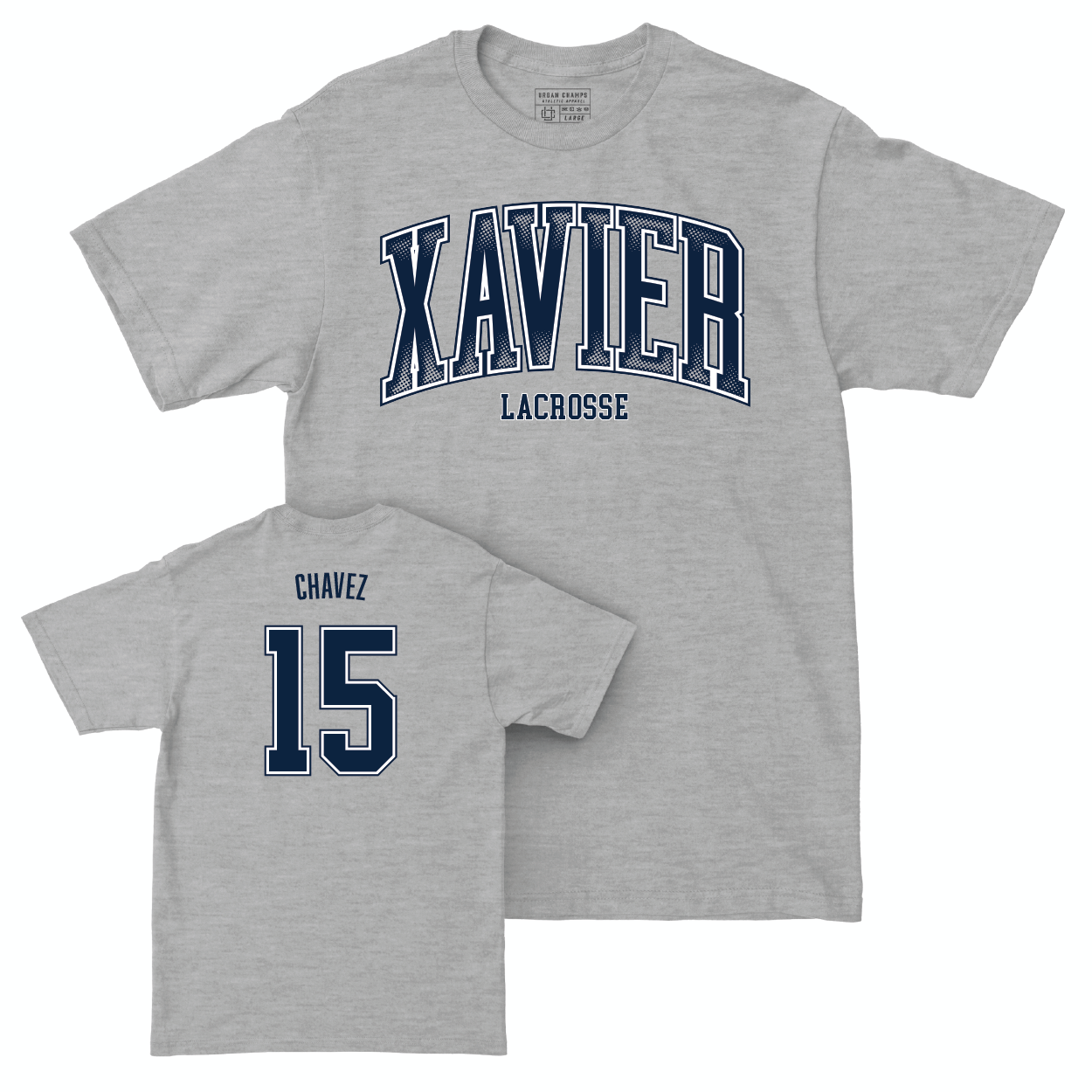 Women's Lacrosse Sport Grey Arch Tee   - Cemary Chavez