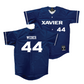 Xavier Baseball Navy Jersey   - Ben Weber