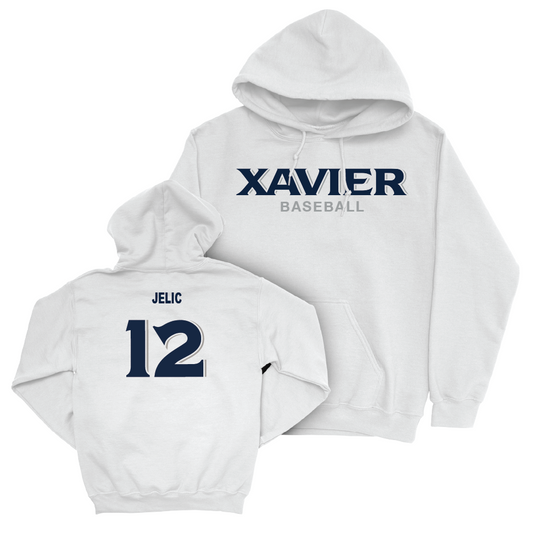 Baseball White Staple Hoodie  - Jason Jelic